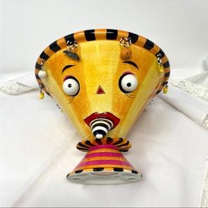 Retired Department 56 GLITTERVILLE Candy Dish